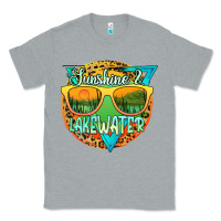 Heather Grey sunshine & lakewater Classic Tee - JahusDesignShop