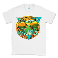 White sunshine & lakewater Classic Tee - JahusDesignShop