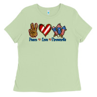 Matcha Peace Love Fireworks Ladies Tee - Jasminsmagicworld
