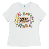 Cozy Book Girl Club Ladies Tee | Teevron