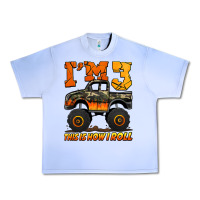Grape Ice i'm three this is how i roll monster truck birthday Urban Heavy Tee - Jasminsmagicworld
