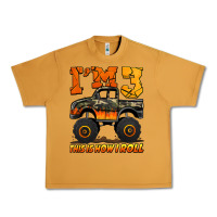 Peanut Butter i'm three this is how i roll monster truck birthday Urban Heavy Tee - Jasminsmagicworld