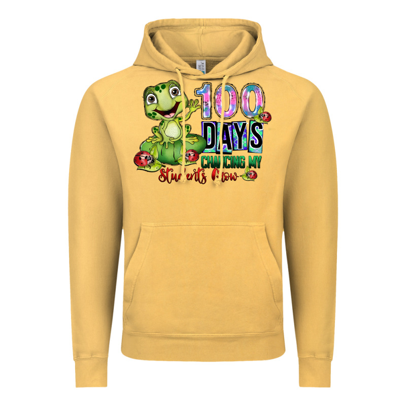 100 Days Chancing My Students Crow Vintage Hoodie by SublimationCraftShop | Teevron
