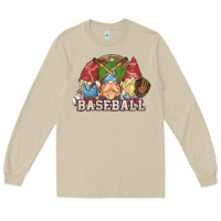 Mushroom Baseball gnomes Long Sleeve Tee - NancyCooperArtShop