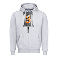 Heather Grey marker 3 chain fa element Zipper Hoodie - FaDigitalArtStudio