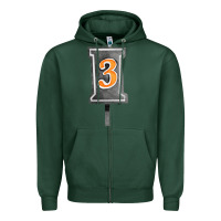 Sports Green marker 3 chain fa element Zipper Hoodie - FaDigitalArtStudio