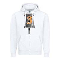 White marker 3 chain fa element Zipper Hoodie - FaDigitalArtStudio