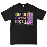 Black shake your bootie mardi gras Premium Tee - MaliasSmallBusiness