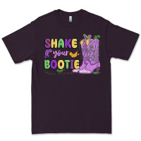 Plum shake your bootie mardi gras Premium Tee - MaliasSmallBusiness