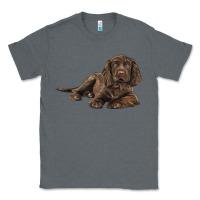 Charcoal Heather Sussex Spaniels llustrations Classic Tee - LillyAllenDesigns
