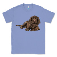 Colony Blue Sussex Spaniels llustrations Classic Tee - LillyAllenDesigns
