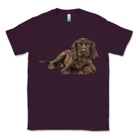 Plum Sussex Spaniels llustrations Classic Tee - LillyAllenDesigns