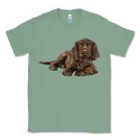 Sage Sussex Spaniels llustrations Classic Tee - LillyAllenDesigns