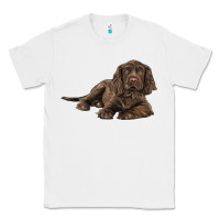 White Sussex Spaniels llustrations Classic Tee - LillyAllenDesigns