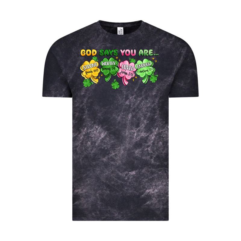 St. Patrick's Day God Says You Are Vintage Tee by Artiststas | Teevron