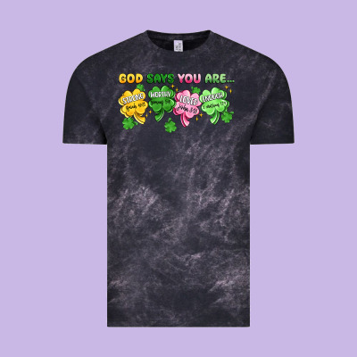 St. Patrick's Day God Says You Are Vintage Tee Designed By Artiststas