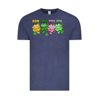 Vintage Denim st. patrick's day god says you are Vintage Tee - Artiststas