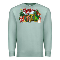 Seafoam Christmas Crew Premium Sweatshirt - FaDigitalArtStudio
