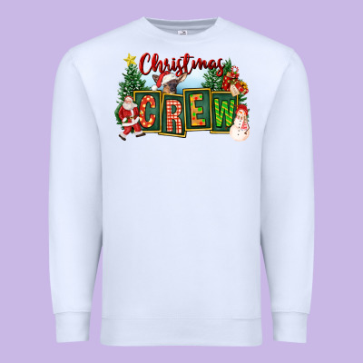 Christmas Crew Premium Sweatshirt Designed By Fadigitalartstudio