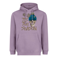 Lavender skull tis the season winter Heavyweight Hoodie - FaDigitalArtStudio