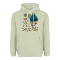 Matcha skull tis the season winter Heavyweight Hoodie - FaDigitalArtStudio