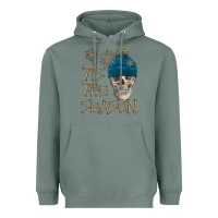 Sage skull tis the season winter Heavyweight Hoodie - FaDigitalArtStudio