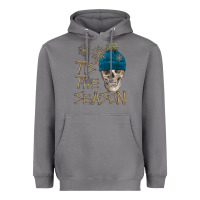 Skull Tis The Season Winter Heavyweight Hoodie | Teevron