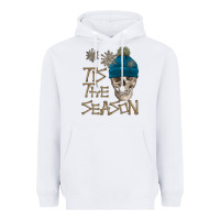 White skull tis the season winter Heavyweight Hoodie - FaDigitalArtStudio
