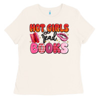 Bone hot girls read books Ladies Tee - MaliasSmallBusiness
