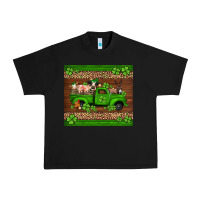Black st Patricks farm animals truck Urban Heavy Tee - Jasminsmagicworld