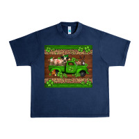 Navy st Patricks farm animals truck Urban Heavy Tee - Jasminsmagicworld