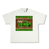 Pistachio st Patricks farm animals truck Urban Heavy Tee - Jasminsmagicworld