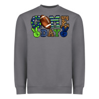 Storm Game day green and blue team color Heavyweight Sweatshirt - HowdyJamesFarm