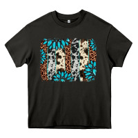 Asphalt gemstone leopard cowhide brushstroke Heavy Core Tee - AdoDesignShop