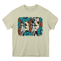 Mossy gemstone leopard cowhide brushstroke Heavy Core Tee - AdoDesignShop