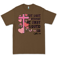 Cacao we love because he first loved us Premium Tee - MaliasSmallBusiness