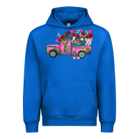 Cobalt farm animals valentine truck Urban Hoodie - RacoonDesign