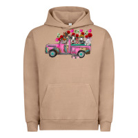 Pigment Burro farm animals valentine truck Urban Hoodie - RacoonDesign