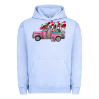 Pigment Grape Ice farm animals valentine truck Urban Hoodie - RacoonDesign