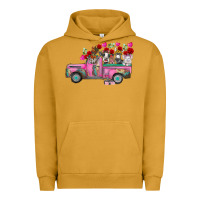 Pigment Peanut Butter farm animals valentine truck Urban Hoodie - RacoonDesign