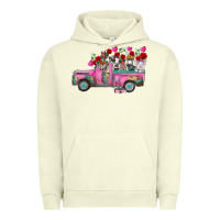 Pigment Pistachio farm animals valentine truck Urban Hoodie - RacoonDesign