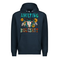 Navy adulting is some bullshit Premium Hoodie - OliviaCreatesArt