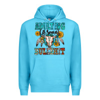 Ocean Blue adulting is some bullshit Premium Hoodie - OliviaCreatesArt