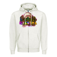 Baseball Grandma Zipper Hoodie | Teevron
