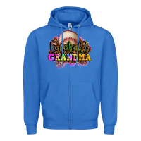 True Royal baseball grandma Zipper Hoodie - OliviaCreatesArt