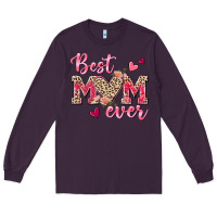 Plum Best Mom Ever Long Sleeve Tee - texasbilliewilder