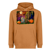 Meerkat headstone and coffin background Heavyweight Hoodie - BundleAndBundleShop