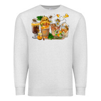 Oatmeal Heather Honey Bee Coffee Cups Premium Sweatshirt - FaDigitalArtStudio