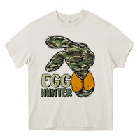 Cream egg hunter Heavy Core Tee - MaliasSmallBusiness