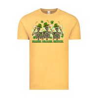 Vintage Mustard st. patrick's day skeletons drink drank drunk Vintage Tee - Artiststas